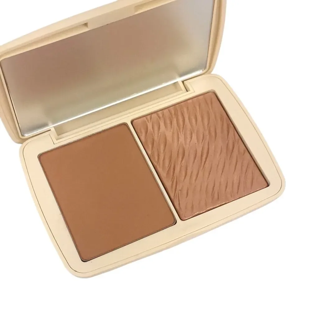 Cover FX Monochromatic Cheek Duo Bronzer Matte + Shimmer Sunkissed Bronze